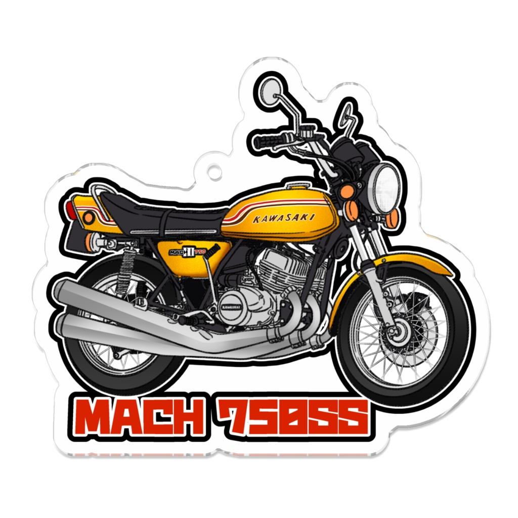 マッハ750 Kawasaki - オートバイ・バイク
