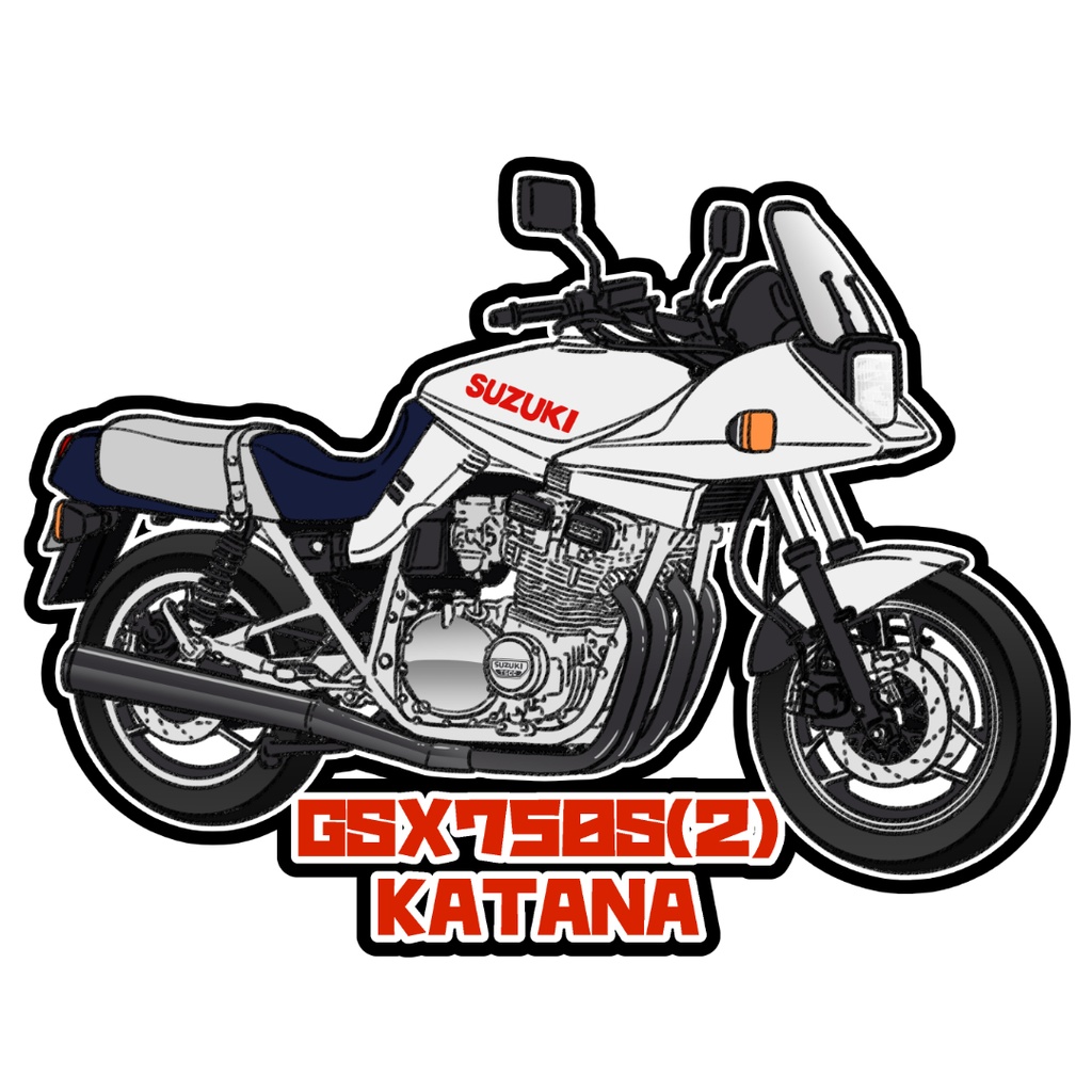アクリルキーホルダー GSX750S KATANA(1~3型)