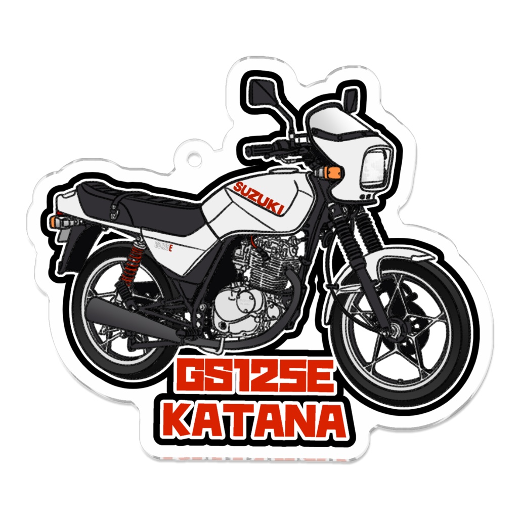アクリルキーホルダー GS125E KATANA