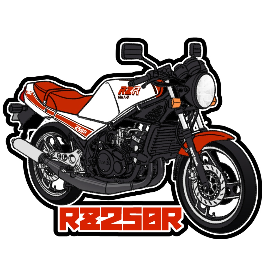 アクリルキーホルダー RZ250R(バリエーションあり)
