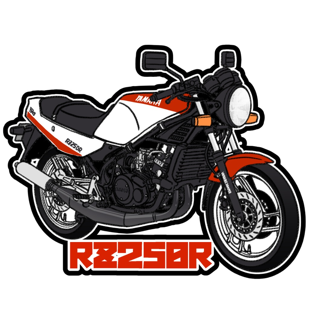 アクリルキーホルダー RZ250R(バリエーションあり)