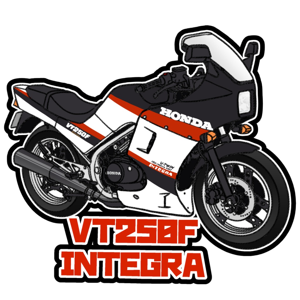 アクリルキーホルダー VT250F INTEGRA(バリエーションあり)