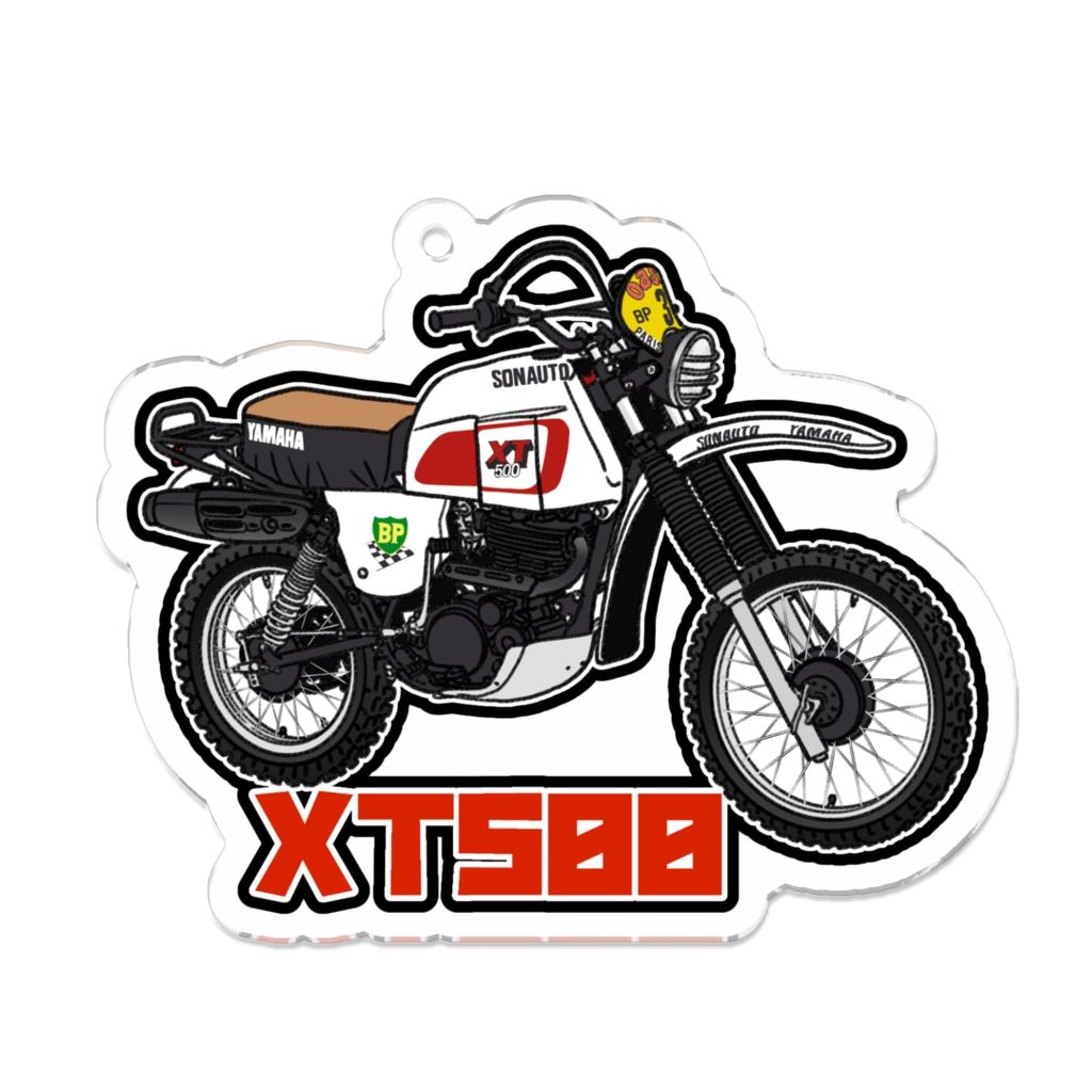 アクリルキーホルダー XT500(RACER)