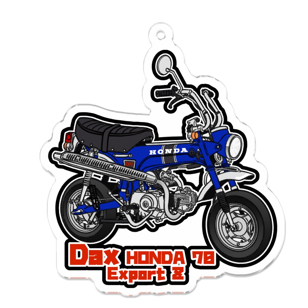 アクリルキーホルダー Dax HONDA ST70 Export Z (Ⅲ型)