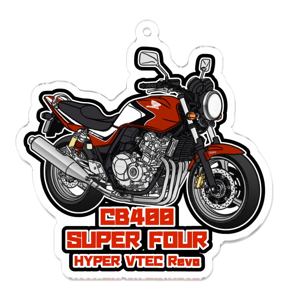 アクリルキーホルダー CB400 SUPER FOUR HYPER VTEC Revo(2007～)