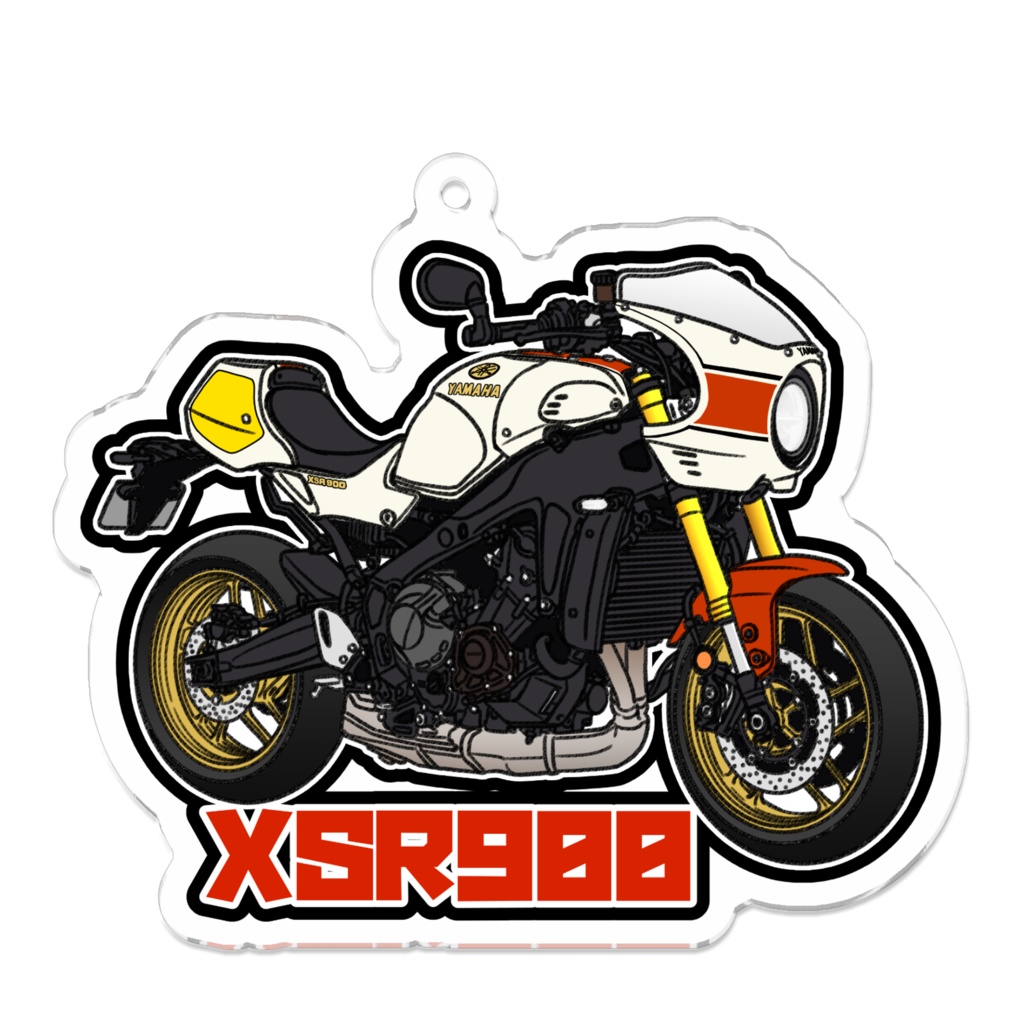 アクリルキーホルダー XSR900(2022～)Authentic Sports Blood Line外装セット