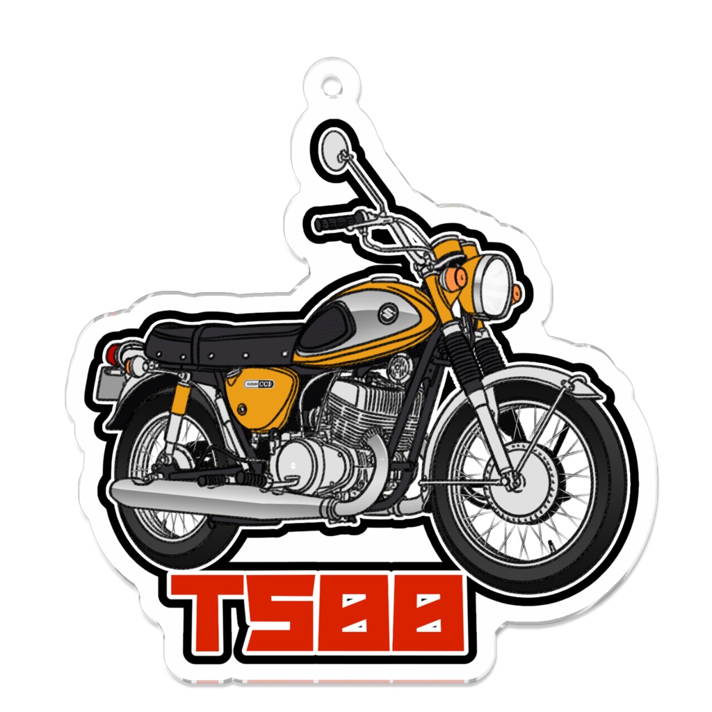 アクリルキーホルダー T500