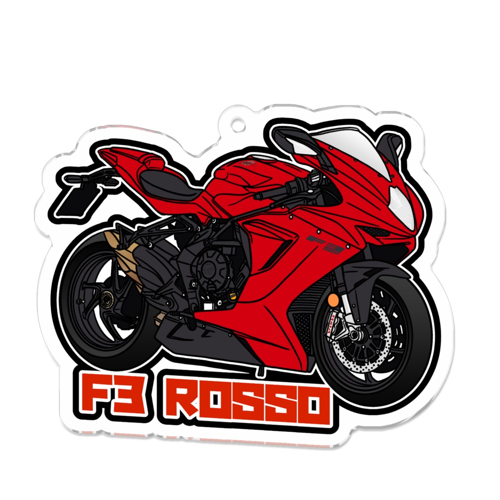 アクリルキーホルダー F3 ROSSO