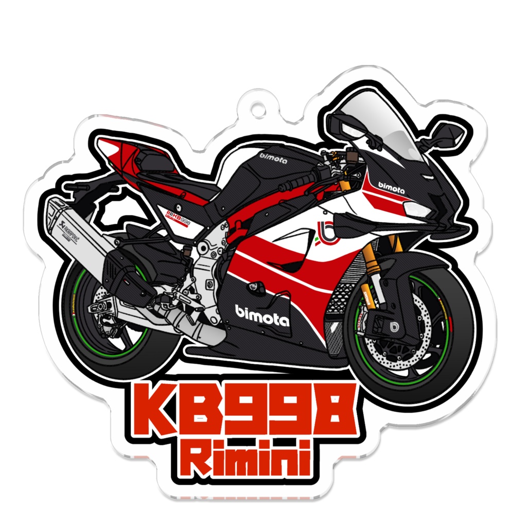 アクリルキーホルダー KB998 Rimini