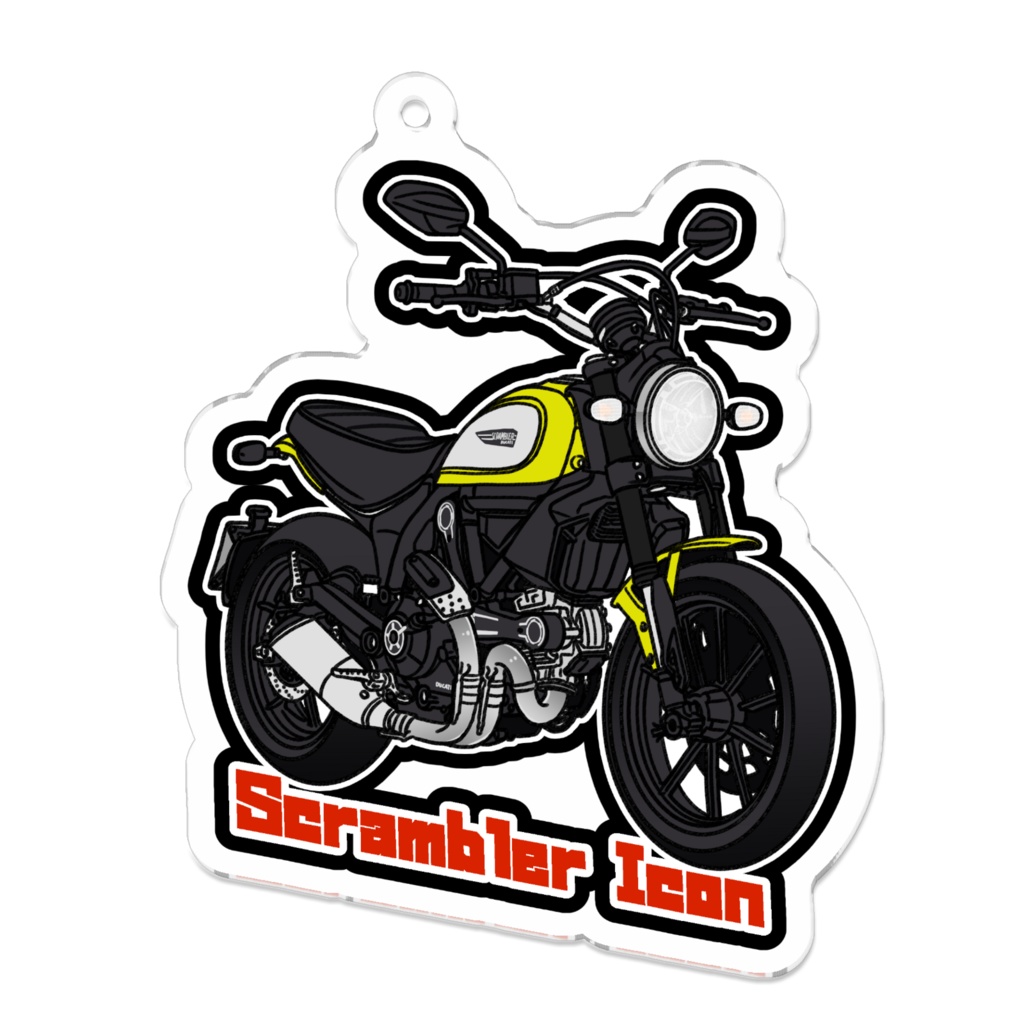 アクリルキーホルダー Scrambler Icon(2015)