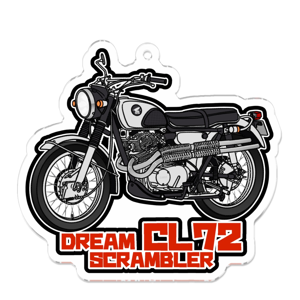 アクリルキーホルダー DREAM CL72 SCRAMBLER