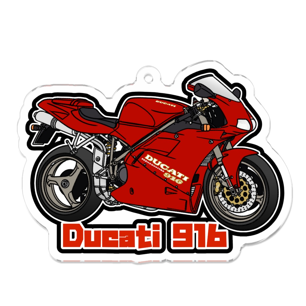アクリルキーホルダー Ducati 916