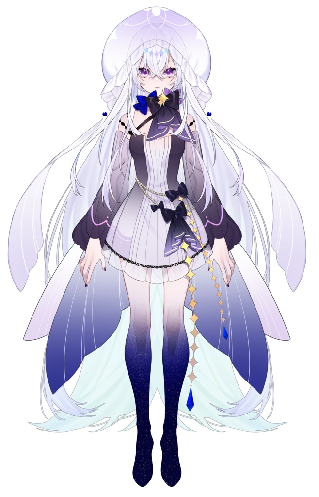 くらげの女の子 立ち絵