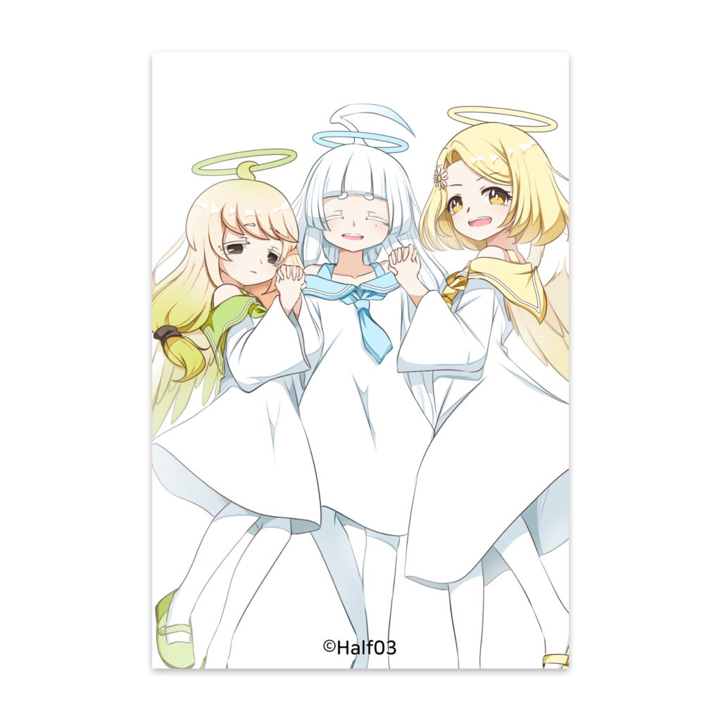 ココロ、EP5【少女の新しい友達】イラスト 葉書