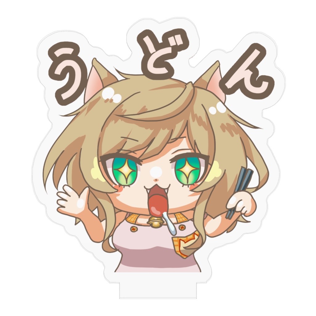 ににかとうどんのアクリルフィギュア