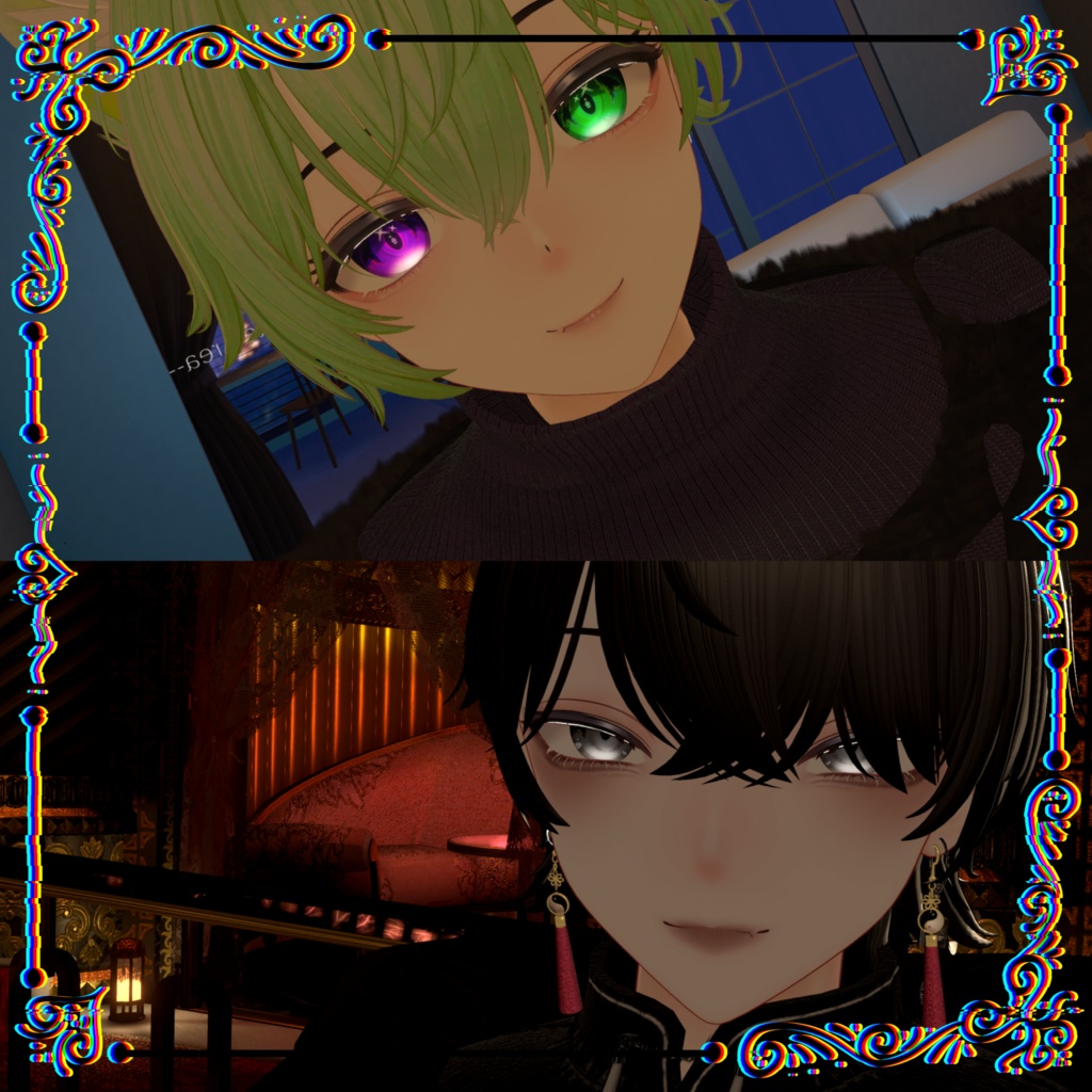 【5アバター対応】♰Keiyaku Eyetexture♰