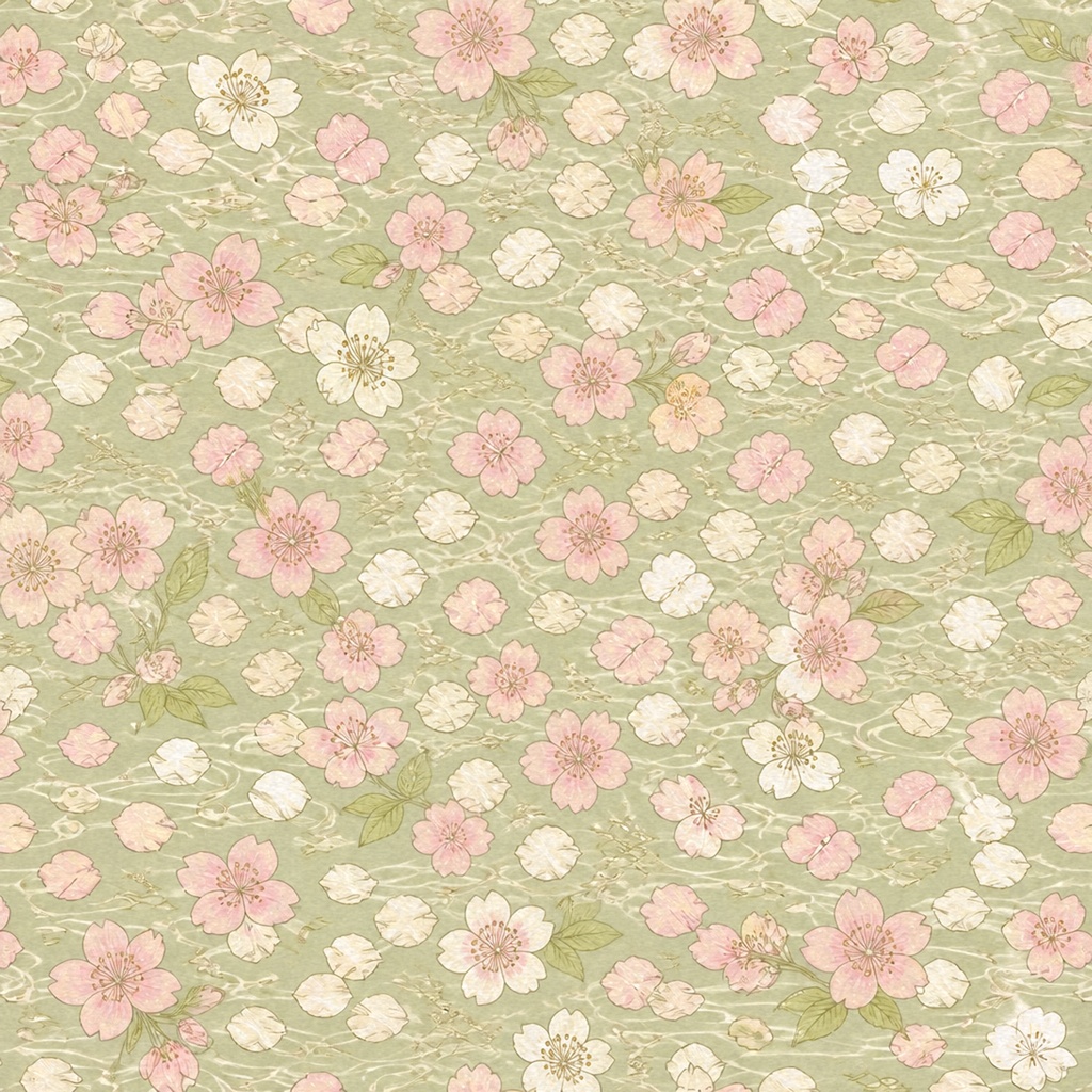 和紙調デジタルペーパー|立涌・花筏・藤の花 10枚入り
