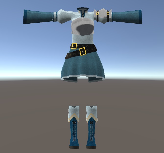 【Mishe用】冒険衣装 - AdventCloth + Excalibur v1.0.0