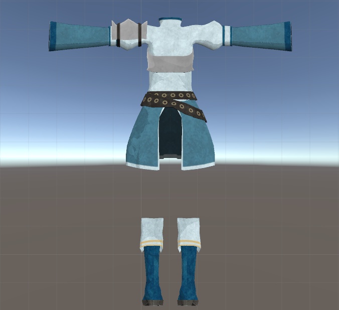 【Mishe用】冒険衣装 - AdventCloth + Excalibur v1.0.0