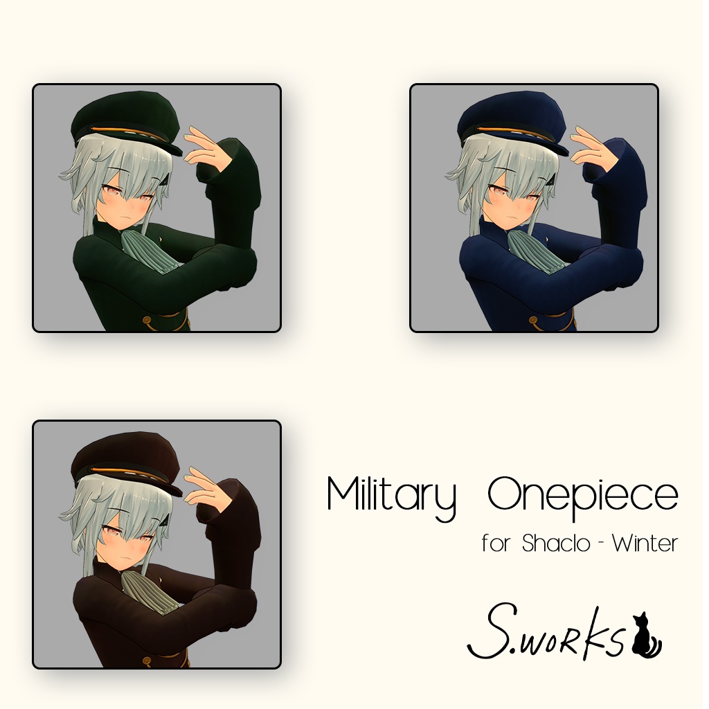 Shaclo Winter用 軍服ワンピース Military Onepiece V1 0 1 Sworks Booth Shaclo Winter用 軍服ワンピース Military Onepiece V1 0 1 Sworks Booth