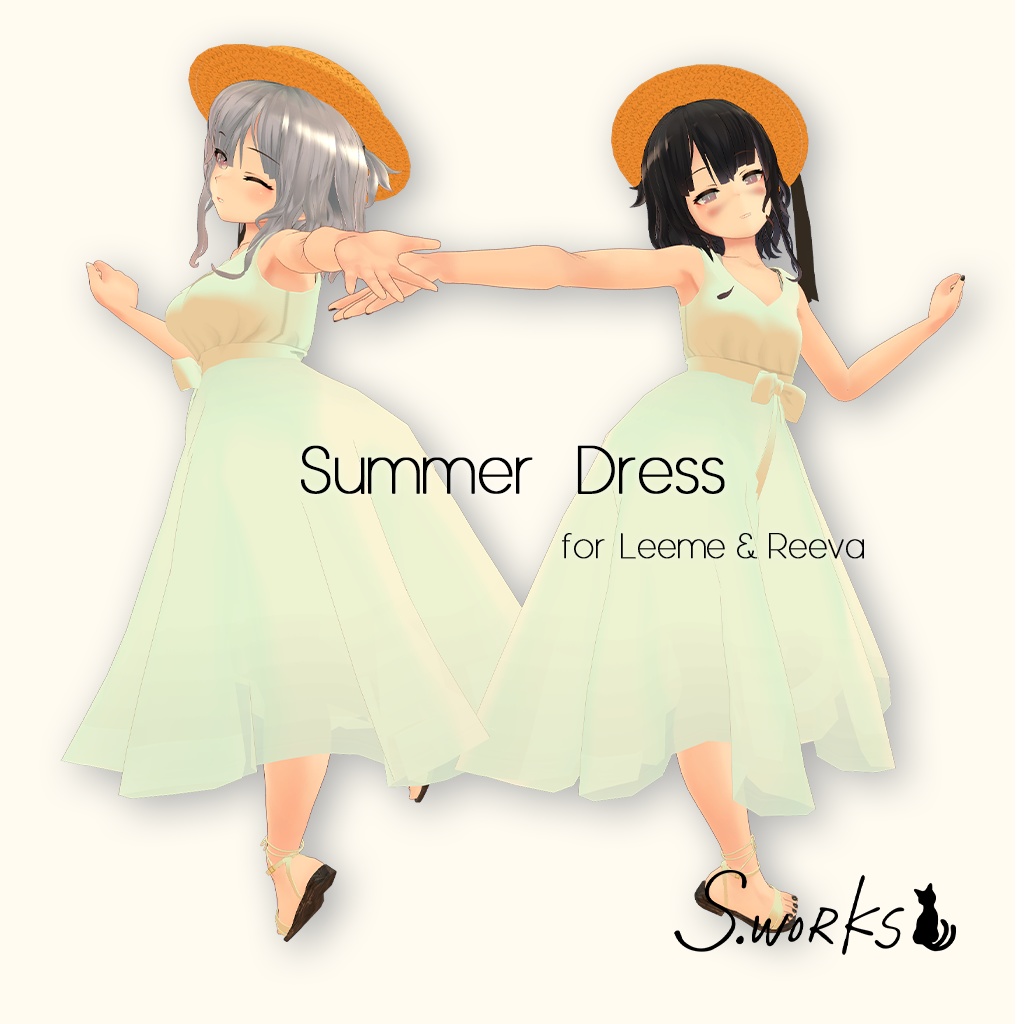 【Leeme & Reeva】白ワンピ - SummerDress v2.0.0