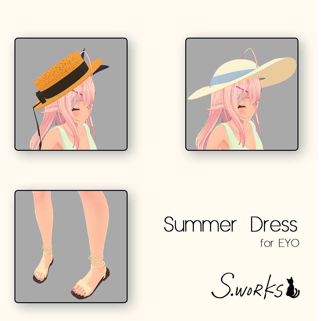 【イヨ】白ワンピ - SummerDress v2.0.0