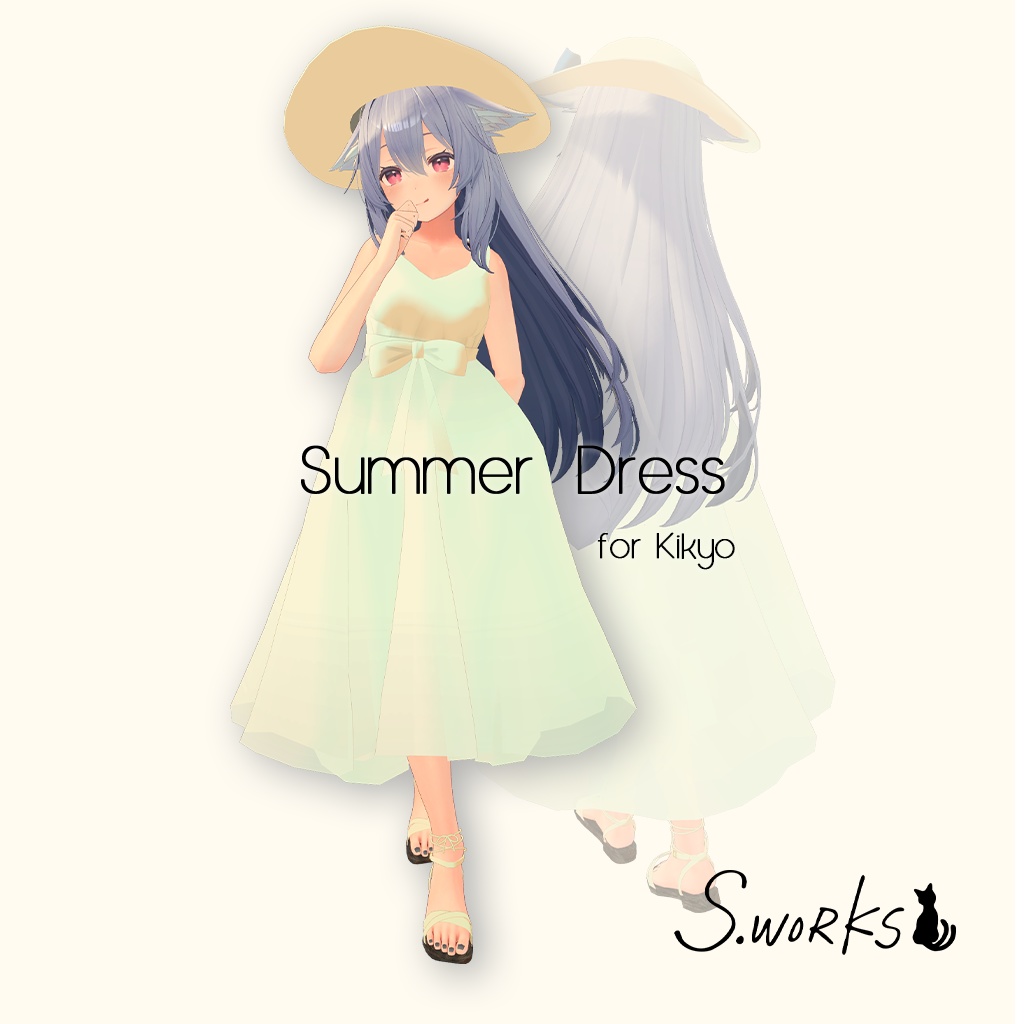 【桔梗】白ワンピ - SummerDress v1.0.0