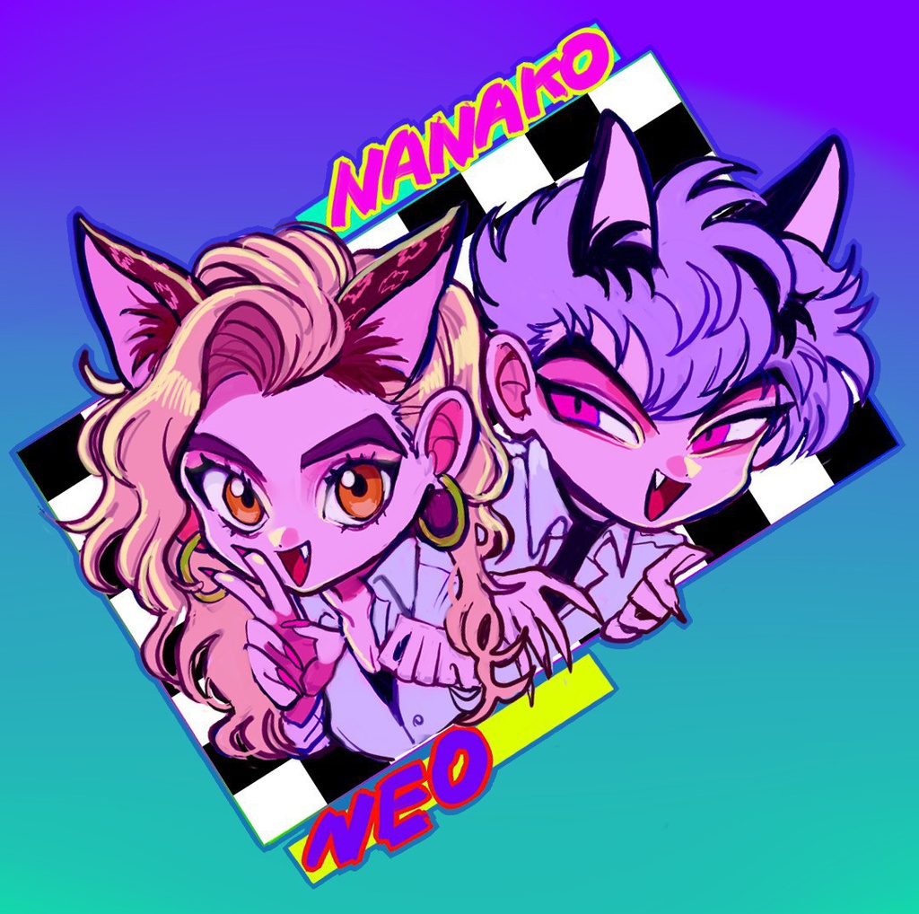 NEOandNANAKOキーホルダー