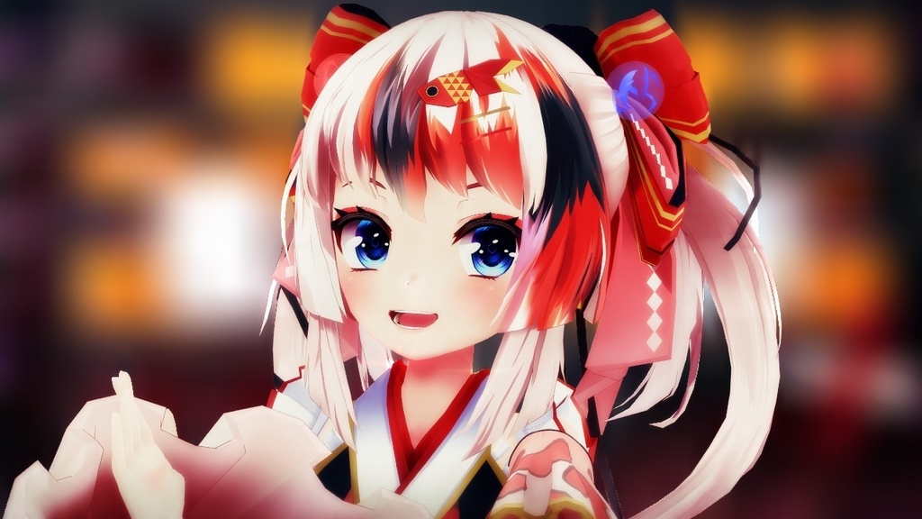 Vtuber らんちぅ寿希 MMD Model