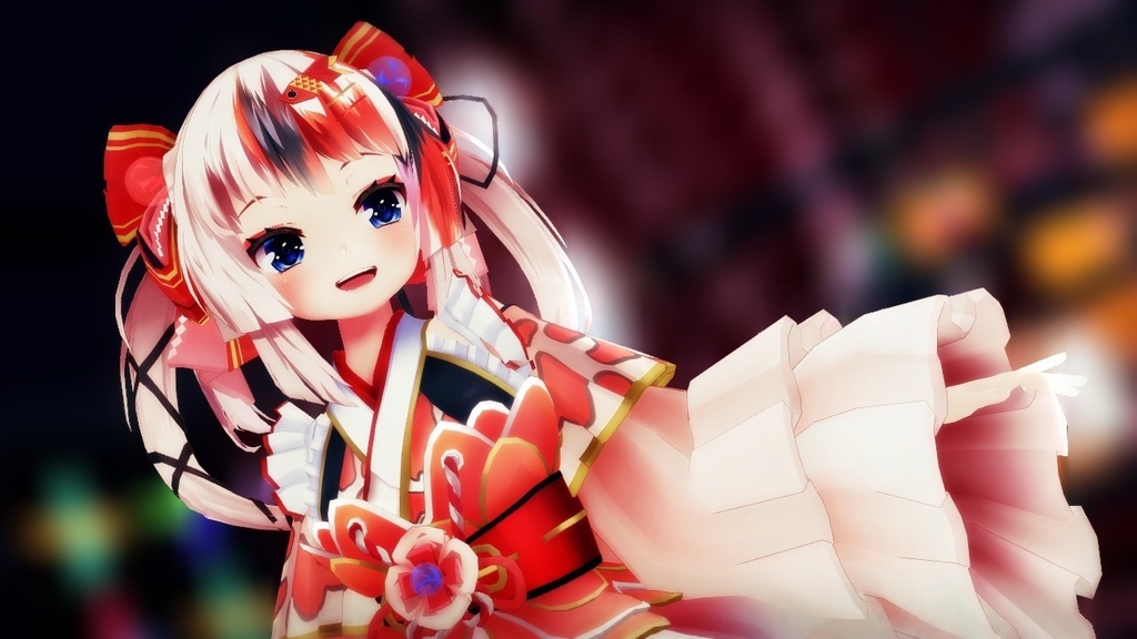 Vtuber らんちぅ寿希 MMD Model