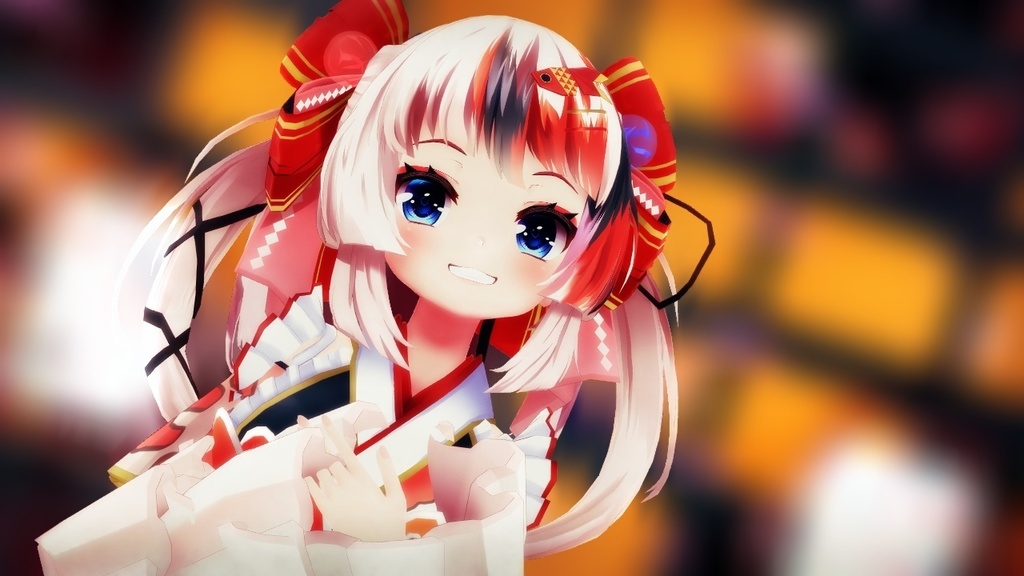 Vtuber らんちぅ寿希 MMD Model