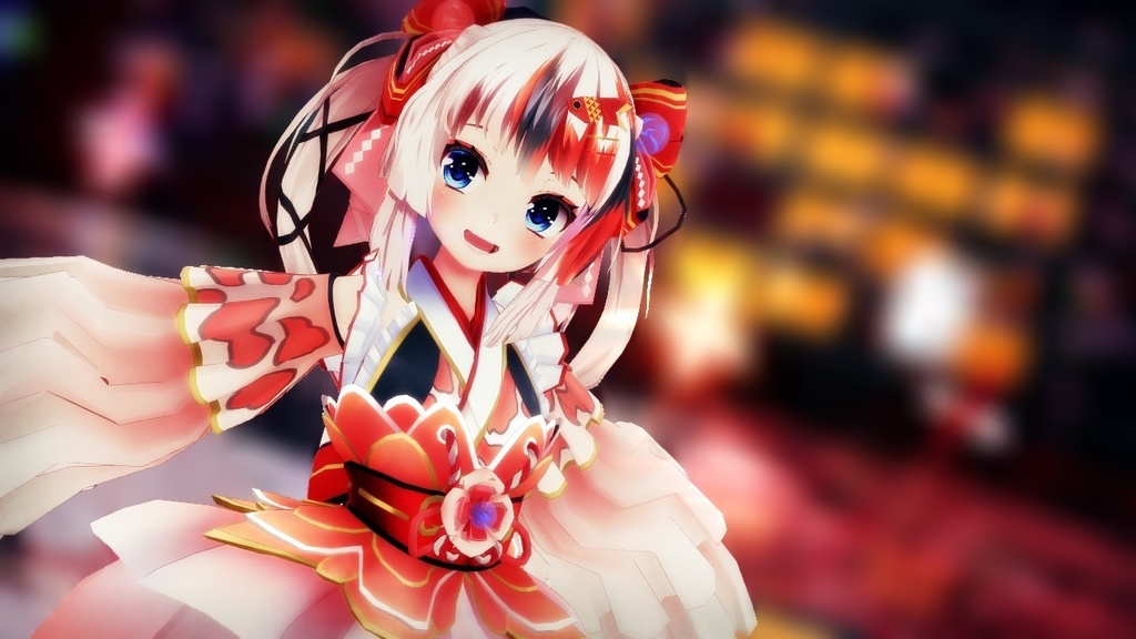 Vtuber らんちぅ寿希 MMD Model