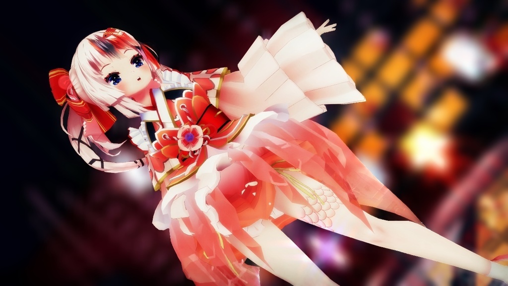 Vtuber らんちぅ寿希 MMD Model