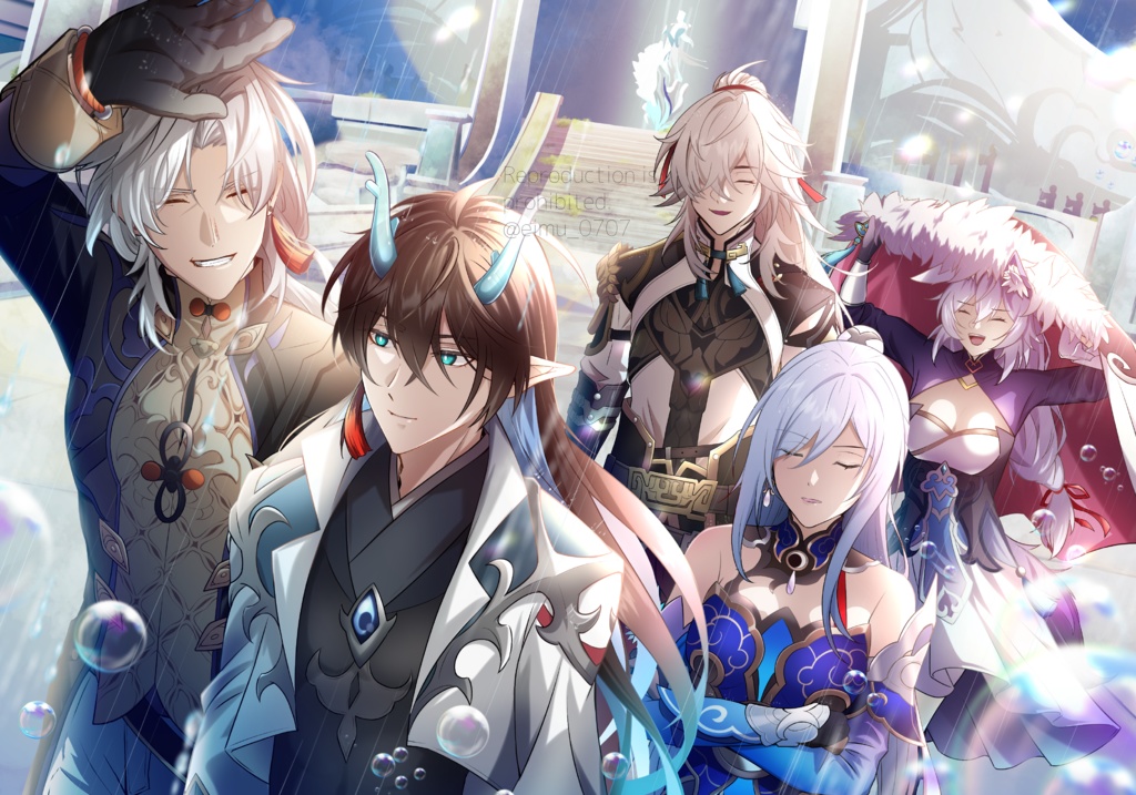 雲上の五騎士A4クリアファイル