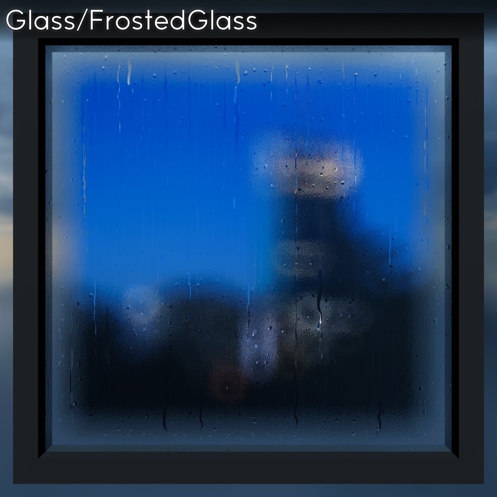 FrostedGlassShader(曇りガラス風シェーダー)