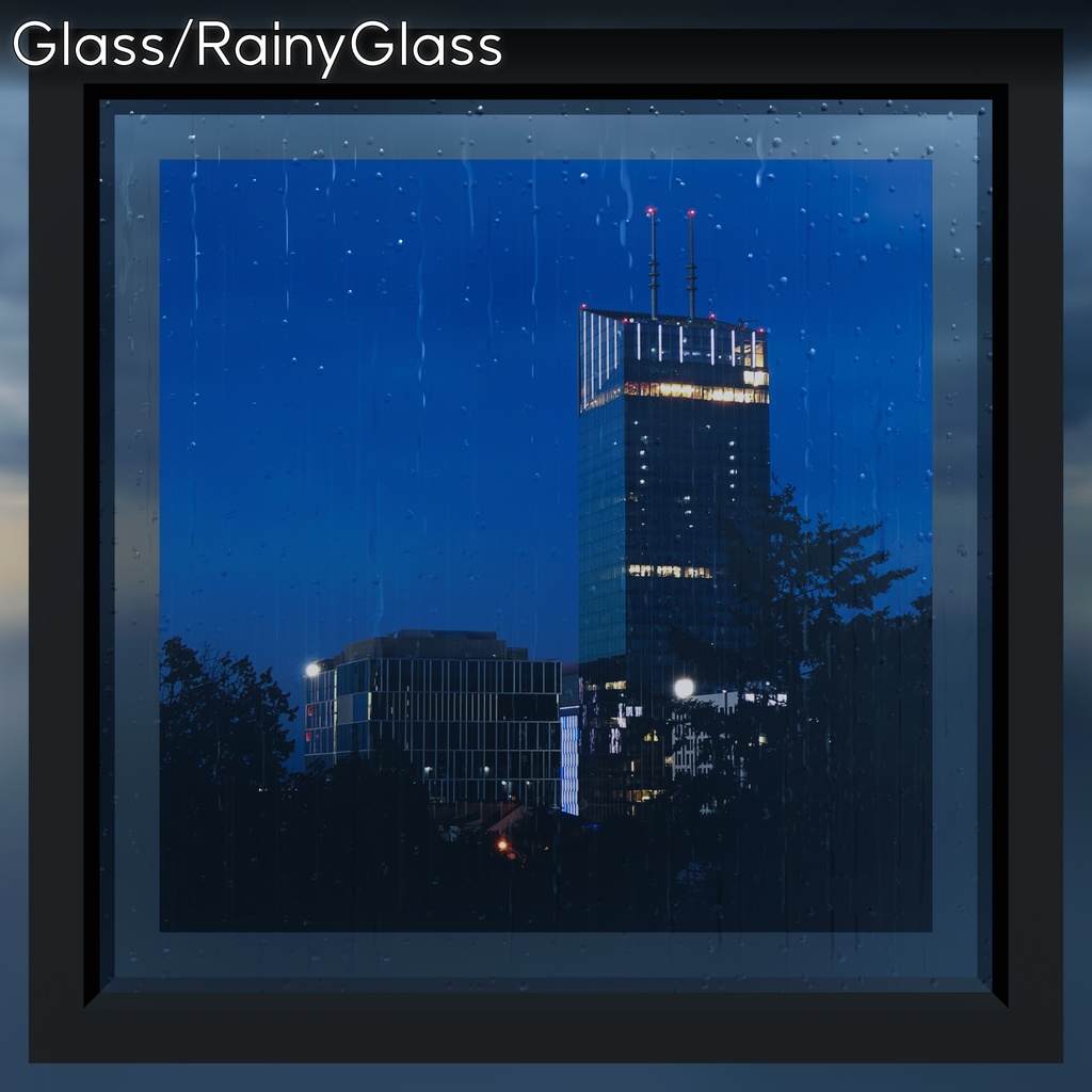 FrostedGlassShader(曇りガラス風シェーダー)