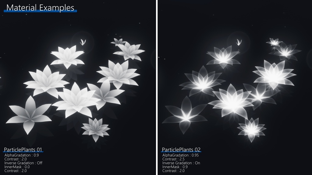 【販売記念セール中】ParticlePlants / アニメーションする植物パーティクル