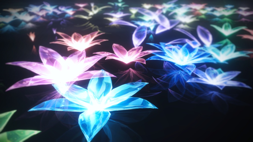 ParticlePlants / アニメーションする植物パーティクル