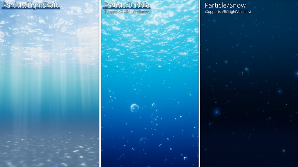 UnderWaterSkybox / 水中背景のSkyboxシェーダー