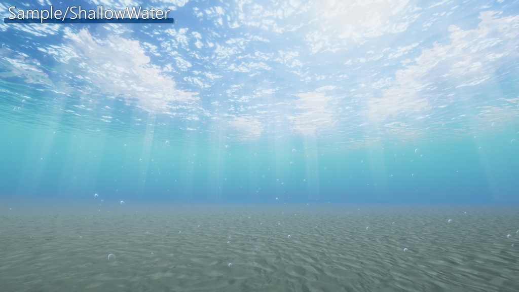 UnderWaterSkybox / 水中背景のSkyboxシェーダー