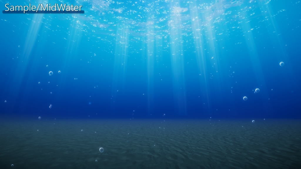 UnderWaterSkybox / 水中背景のSkyboxシェーダー