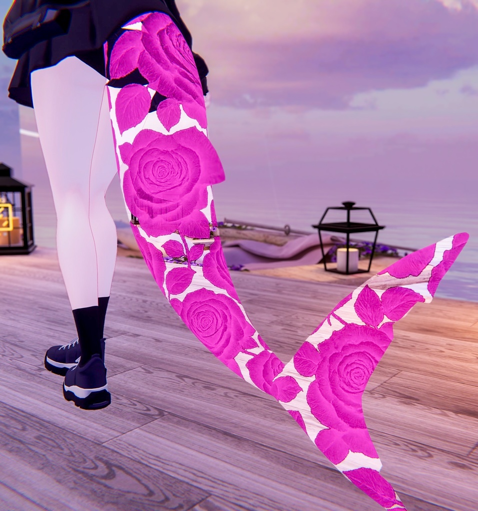 【ルルネ】ROSE tail【マテリアル】