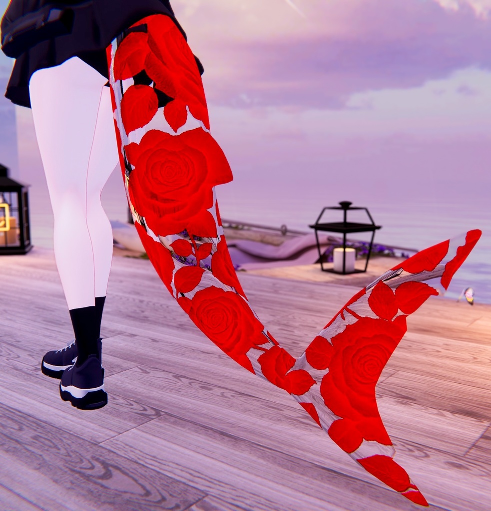 【ルルネ】ROSE tail【マテリアル】