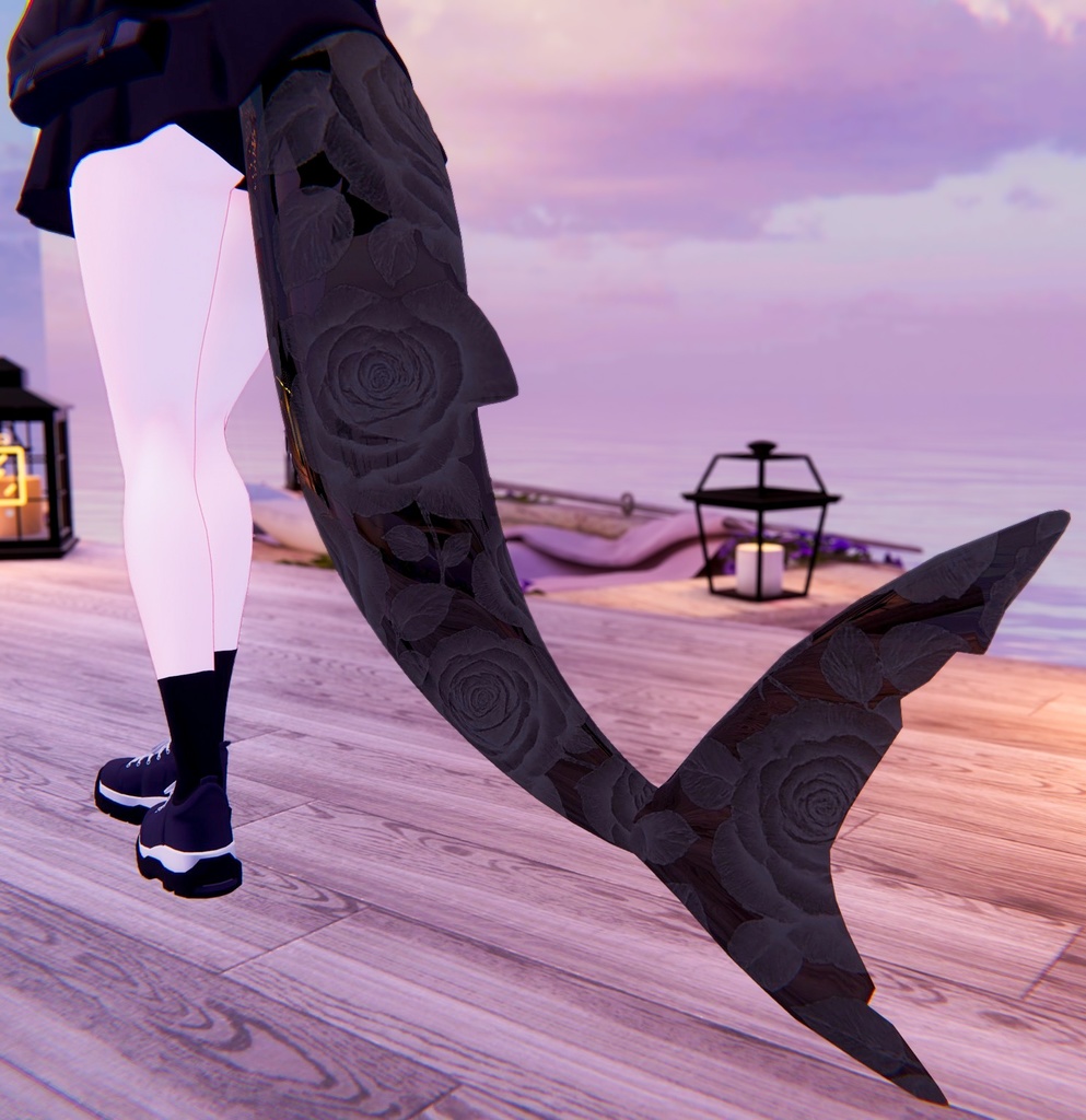 【ルルネ】ROSE tail【マテリアル】