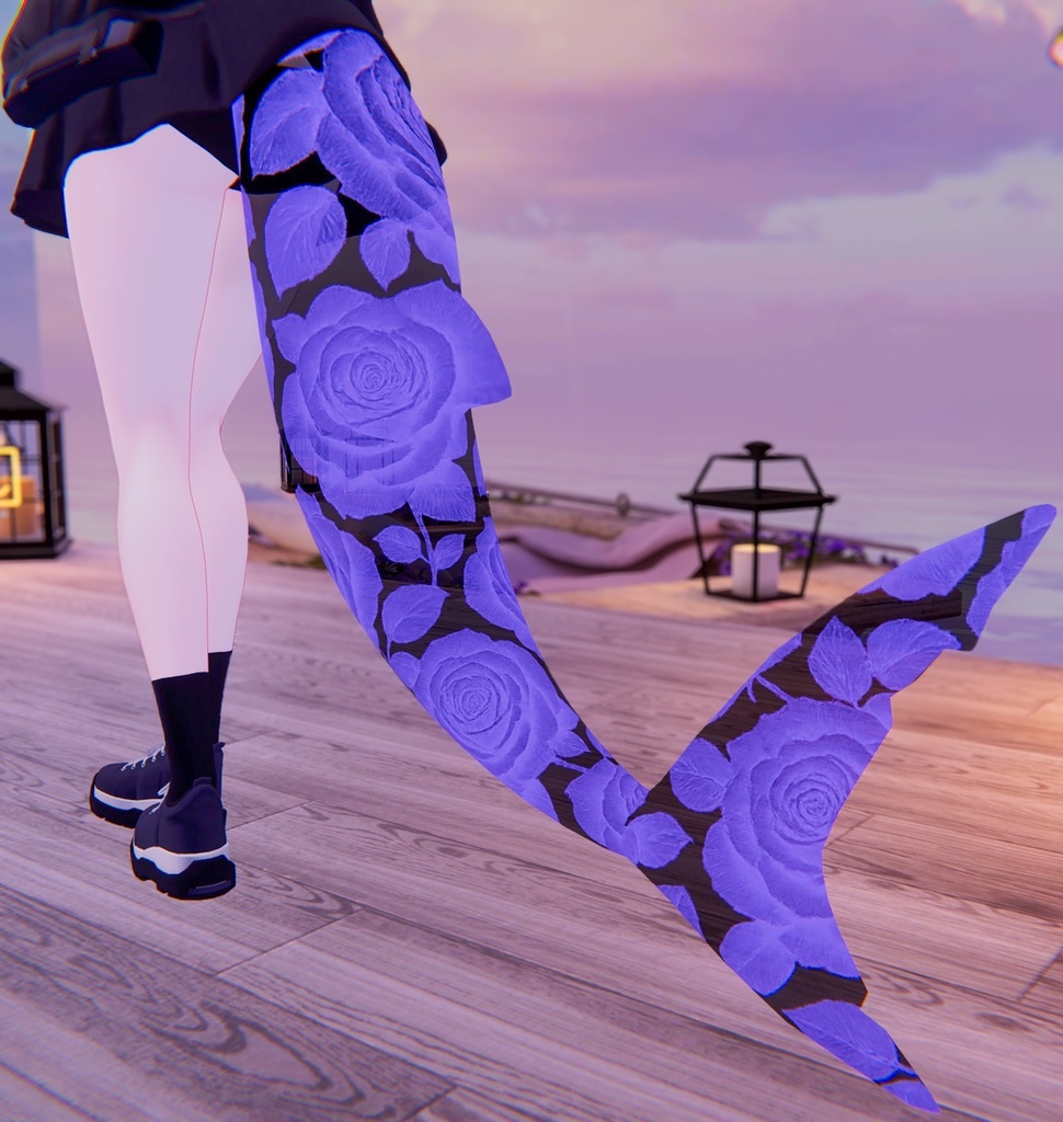 【ルルネ】ROSE tail【マテリアル】