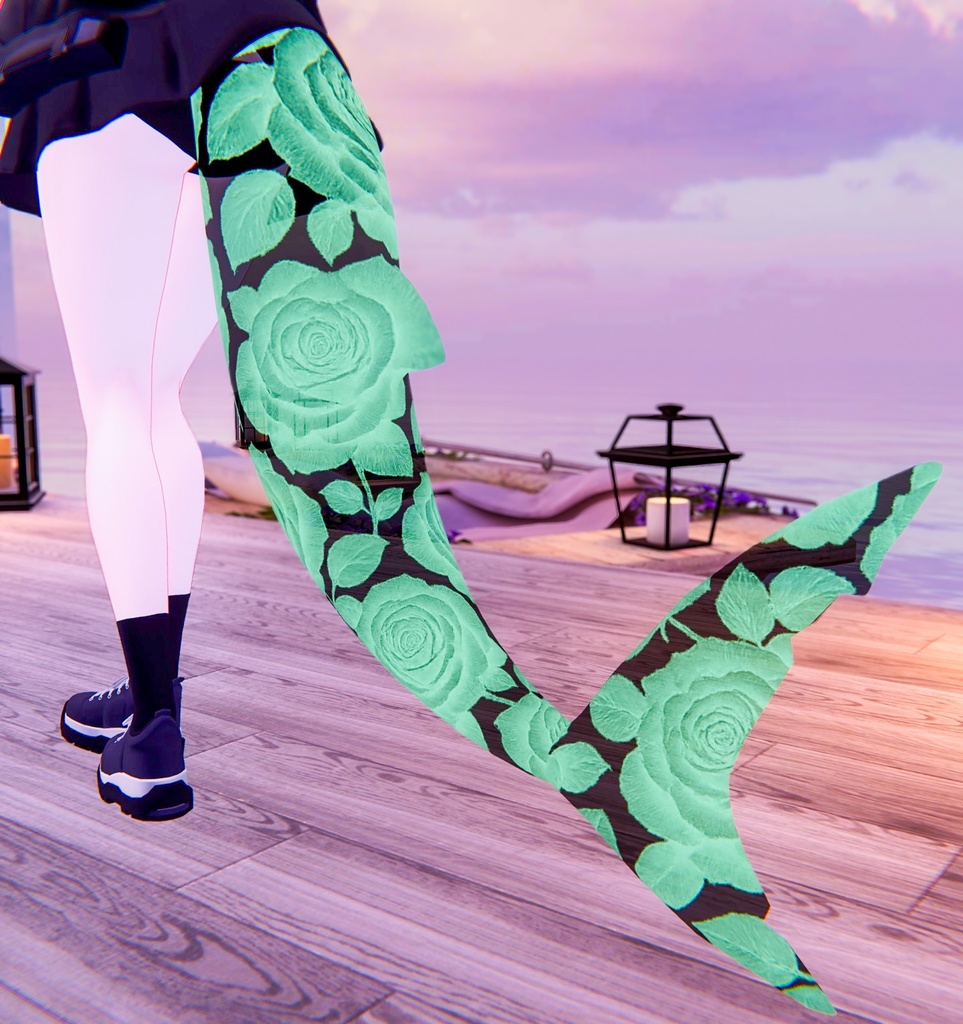 【ルルネ】ROSE tail【マテリアル】