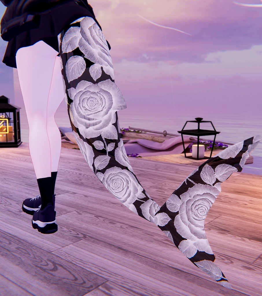 【ルルネ】ROSE tail【マテリアル】