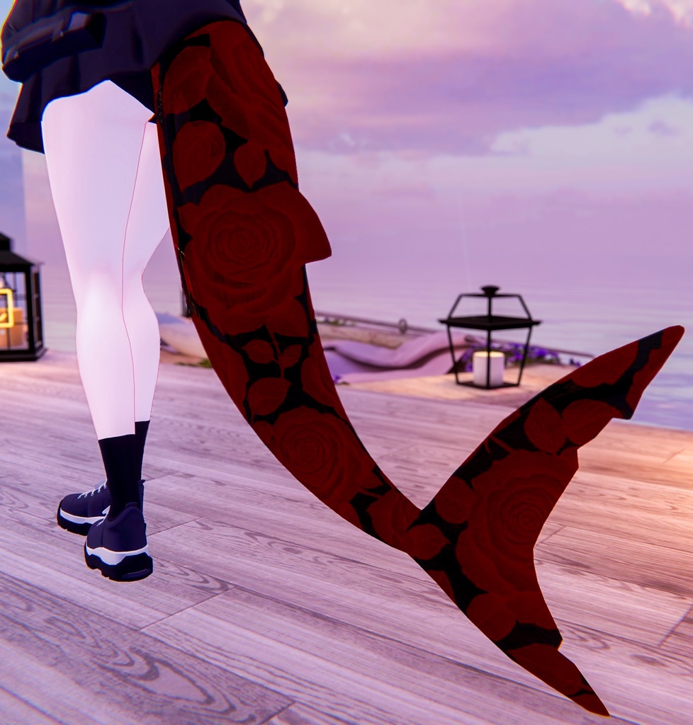 【ルルネ】ROSE tail【マテリアル】