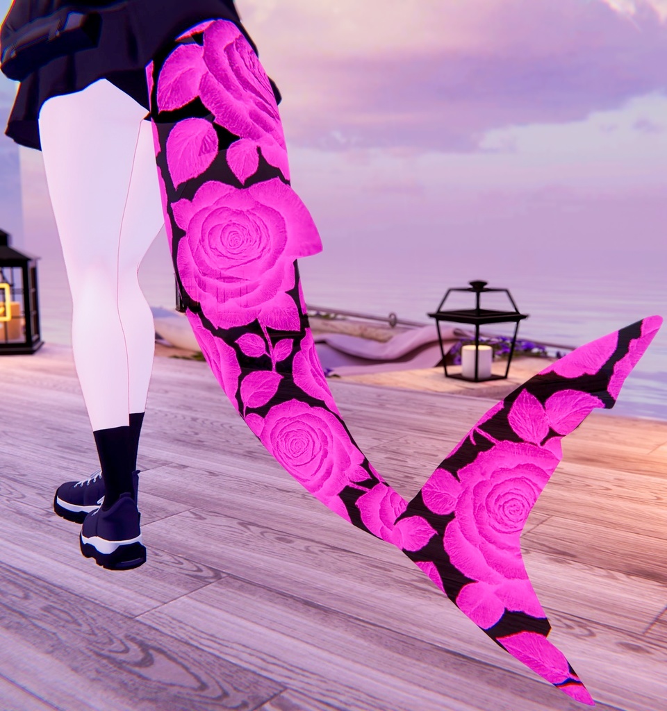 【ルルネ】ROSE tail【マテリアル】