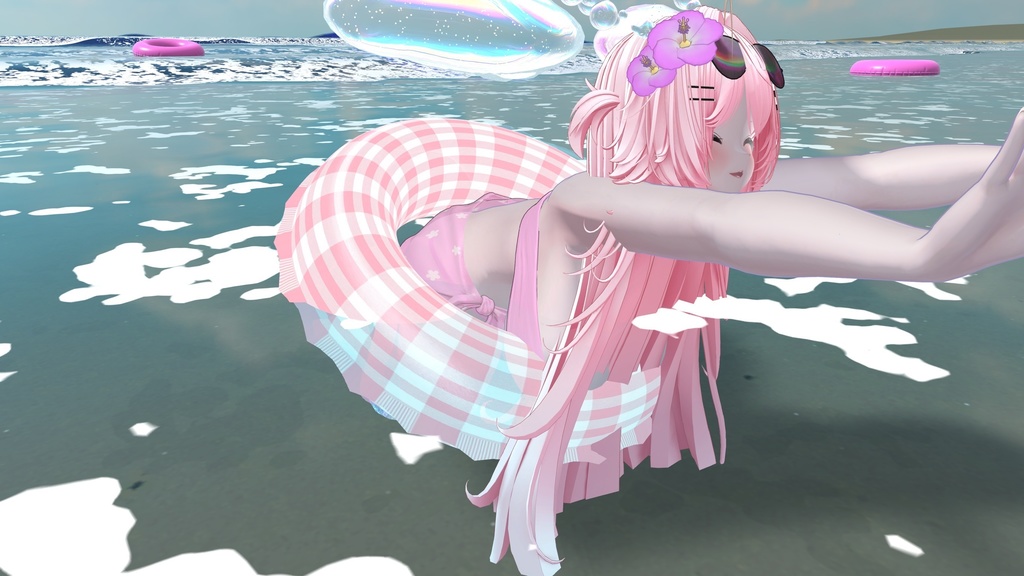 【ギンガムうきわ】3色セット